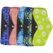 Washable Reusable Menstrual Pads 5pcs | Cloth Towel Napkins | Portable Medium Size Feminine Pads | Random Color - Pack of 1 - Buy Online on GoSupps.com