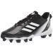 adidas Men's Icon 7 Md Baseball Shoe 10 Black/White/White