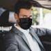 Assacalynn Disposable Face Masks 4 Layers - 2022 Upgrade, 50PCS Black Mask with White Inside - Breathable, Comfortable Flat Elastic Ear Bands - Pack of 50 - Buy Online on GoSupps.com