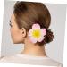 Beatifufu 1pc Hawaii Decor Hair Accessories for Bride Floral Decorations Bride Insert Comb Flowers Decoration Bridal Hair Comb Floral Headpiece Pearl Trim Pink Wedding Hair Piece Women's - Buy Online on GoSupps.com