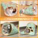 IXYHKB Cat Play Tunnel Cat Tunnels for Indoor Cats Cat Tunnel Bag Collapsible Cat Tunnel Bed Self Interactive Cat Toys Pet Play Tunnel with Plush Ball for Cat Dog Rabbit Hamster Green - Buy Online on GoSupps.com