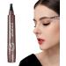  Tyinerc Eyebrow Pencil | Natural Hair Effect Waterproof Cosmetics - Eyebrow Pen with 4-Fork Tip | Everyday Travel Gift for Women and Girls - Buy Online on GoSupps.com