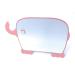 Aeisage Kids Mirror for Girls Cute Desk Mirror Desktop Compact Mirror Pink with Stand Animal Shape Makeup Mirror Gift for Daughter  7.87 x 6 x 0.5 inches Elephant
