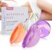 Menstrual Disc 2 pieces of menstrual disc reusable menstrual cup made of 100% medical silicone with periodic slices of the size M+L and storage bag Alternative to tampons & OB