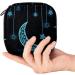 Night Blue Moon Star Women's Napkin & Menstrual Cup Storage Bag - Portable & Stylish First Period Solutions - Buy Online on GoSupps.com