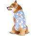 Stylish Summer Dog T-Shirt - Breathable Sun Protection Vest for Medium & Large Dogs (Size L Blue Sheep) - Buy Online on GoSupps.com