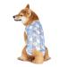 Pet clothing summer t-shirt cool breathable sun protection dog vest clothing outfit for medium-sized and large dogs (XS blue sheep)