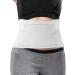 Castor Oil Compress Pad | Castor Oil Pack Compress - Reusable Anti Oil Leak Castor Oil Wrap with Adjustable Strap for Dysmenorrhea Relief Pengzi White - Buy Online on GoSupps.com