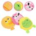 FOMIYES 3pcs Animal Bath Sponge Set for Kids - Baby Shower Scrubber and Toy Body Loofah Pouf - Buy Online on GoSupps.com