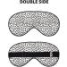 Black Double-Sided Sleep Mask | Adjustable Soft Eye Covers for Perfect Shading & Reduced Eye Edema - International Shipping Available - Buy Online on GoSupps.com