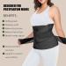 3-in-1 Postpartum Belly Band Wrap | Recovery Girdles Abdominal Binder | Support Belt for Belly, Waist, Pelvis & Back (Black, Large) - Buy Online on GoSupps.com