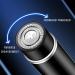 Buy Mini Electric Razor for Men - Portable USB Rechargeable Waterproof Shaver & Trimmer | Compact Blue Rotary Shaver for Travel - Buy Online on GoSupps.com