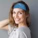 10 Piece Women's Paisley Yoga Headbands with Rhinestone - Wide Stretchy Headwrap for Workout and Sports - Buy Online on GoSupps.com