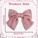 Shop Pink Bow Hair Clips for Women & Girls | French Large Hair Bows - International Shipping - Buy Online on GoSupps.com