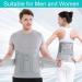 TANDCF Large Back Support Brace - Adjustable Lumbar Support Belt for Men and Women - Back Pain Relief and Spine Alignment - Size L - Buy Online on GoSupps.com