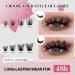 Fowendia DIY Lash Extension Kit - 156 Pcs Eyelash Clusters 10-16mm Mixed with Tweezers, Glue, and Remover - Easy Home Application for Natural-Looking Lash Extensions - Buy Online on GoSupps.com