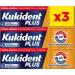 Procter Gamble Kukident Plus Unsurpassed bite bonding cream for total and partial dentures neutral taste pack of 3 x 35 g