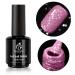 Beetles Reflective Gel Nail Polish Pink Winter Nails 1Pcs 15ML Pink Glitter All Season Color Soak Off Gel Polish Nail Art Manicure Salon DIY at Home R-Sparkle Pink