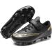 ASOCO DREAM Soccer Shoes for Kids - Low-Top Spiked Cleats for Boys & Girls | Outdoor Athletics Training | Size 36 EU - Black - Buy Online on GoSupps.com
