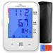 Large Cuff EasyHome Digital Upper Arm Blood Pressure Monitor (BP Monitor), 3-Color Hypertension Backlit Display and Pulse Meter-FDA Cleared for OTC, IHB Indicator, 2 User, FSA Eligible EBP-095L