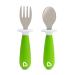 Munchkin Raise Fork and Spoon 2 Pack Green