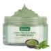 Organic Green Tea Clay Face Mask Skincare Wash Off Repairing Facial Mask Anti Wrinkle Remove Dark Circle Foot Facial Skin Care Treatmet for Women Men Daily Mel