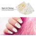 6 Sheets Nail Art Stickers Nail DIY Stickers Easy To Disassemble Self Adhesive Design Environmentally Friendly Material Sunflower Daisy Pattern Nail Art Decals Nail Glue - Buy Online on GoSupps.com