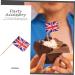 Zerodeko 200pcs Toothpick Cake Insert American Flag Toothpicks Britain Flags Cupcake Toppers American Cheese Country Toothpick Flag Food Flags Top Hat Cupcake Supply Wooden Scotland British Assorted Color 2 6.5X3.5CM - Buy Online on GoSupps.com