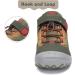 Mishansha Kids Hiking Shoes - Green Mesh Low Top Sneakers for Outdoor Activities - Buy Online on GoSupps.com