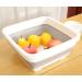 AAKitchen Collapsible Dish Basin for 9L Capacity Collapsible Sink Tub Dish Wash Basin Portable Dish Tub Foldable Dishpan for RV Trailers Camping Dish Washing Tub (White and Gray) - Buy Online on GoSupps.com