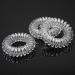 12 Pcs Transparent Spiral Telephone Cable Hair Ties - Anti-Split Fitness Elastic Bands for Women & Girls - Buy Online on GoSupps.com