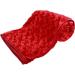 Soft Touch Rosebud Fleece Baby Blanket Wrap with Satin Trim - Red - Buy Online on GoSupps.com