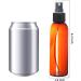 Youngever Set of 10 Amber Plastic Spray Bottles 120ML - Ideal Travel Bottles for Toiletries & DIY Solutions - Buy Online on GoSupps.com