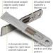 FERROFIRE SA Carbon Steel Ferro Rod Striker Scraper | Large Size SA02 | Pack of 2 - Buy Online on GoSupps.com