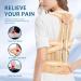 Back Brace Posture Corrector - Adjustable Support for Neck & Shoulders Pain Relief | Large Pink for Men & Women - Buy Online on GoSupps.com