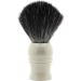 Edwin Jagger Classic Black Synthetic Fibre Eco-Friendly Vegan Exfoliating Shaving Brush - Grey | For Men and Women - Buy Online on GoSupps.com
