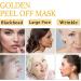 Gold Foil Peel-Off Mask Poreless Golden Peel Off Mask with Mask Brush 98.4% Peel-Off Anti-Wrinkle Mask Remove Blackhead & Smooth Skin Pore Face Masks Skincare Peel Off Face Masks Anti Aging - Buy Online on GoSupps.com