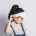Adjustable Girls Sun Visor Cap | UV Protection Sports Hat for Kids 2-6 Years - White - Buy Online on GoSupps.com