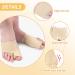 Buy 2 Pairs Bunion Toe Correctors & Big Toe Spacers - Non-Slip Orthopedic Splint for Hallux Valgus Pain Relief - Comfortable & Breathable - Medium Beige - Buy Online on GoSupps.com