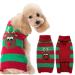 Abrrlo Christmas dog sweater dog sweaters dog sweater pet dog sweater warm puppy small medium dog (m deer-a) m deer-a