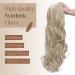 TESS Claw Clip in Ponytail Hair Extensions 24 Inches Curly Wavy Ponytail Extension Blond Hair Extensions Clip in Ponytail Blond for Women 150g - Buy Online on GoSupps.com