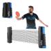 Ping Pong Net, Play Anywhere PPong Retractable Table Tennis Net for Any Table, Portable Ping Pong Net Adjustable Any Table Travel Holder Indoor Outdoor Sports
