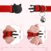Buy Giantree Cat Collar Set - Adjustable Cat-Fly Neck Band with Bell for Small Pets | Perfect for Cats & Puppies (Red Black) - International Shipping Available - Buy Online on GoSupps.com