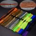 12 Bundles of 44 Strands Silicone Bait Rocks Fishing Skirts - DIY Rubber Jig Lure Accessories for Spinnerbaits & Buzzbaits - Buy Online on GoSupps.com