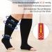 Shop Lofir Medical Compression Stockings | Open Toe Knee-High 20-30 mmHg Support Socks for Women & Men - XXL Black & Skin Tone - Buy Online on GoSupps.com