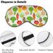 Cute Funny Vegetables Sleep Mask for Women | Adjustable Eye Shade with Elastic Strap for Comfortable Sleeping - Buy Online on GoSupps.com