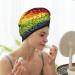 Fruit Rainbow Coral Velvet Dry Hair Cap - Unisex Towel Wrap for Bath Pool Beach | Ideal Home Accessory - Buy Online on GoSupps.com