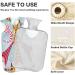 Funny Hot Water Bottle with Soft Fleece Cover | 2L Hot Water Bag for Hot & Cold Compresses - Perfect for Cozy Comfort - Buy Online on GoSupps.com