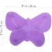 HAPINARY 1pc Silicone Scrub Pad Hair Brush Cleaner Cleaning Tool Beauty Brush Cleaning Mat Make up Cosmetic Brush Cleaning Mat Purple Makeup Brush Silica Gel Cleaning Board 23X17cm Purple - Buy Online on GoSupps.com