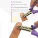 Professional 1/2 Jaw Cuticle Cutter Cuticle Nipper Stainless Steel Manicure Feet Hands Ingrown Toenail Cuticles Cuticle Scissors (Shining Purpul) - Buy Online on GoSupps.com